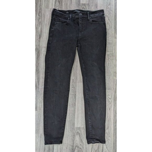 Liverpool Womens Size 8 / 29 Cropped Skinny Black Denim Jeans - Picture 1 of 11